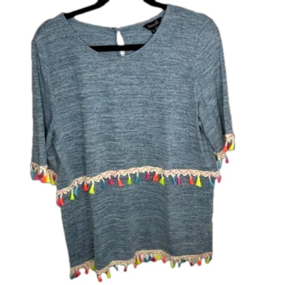 Cute T neon tassel fringe XL
